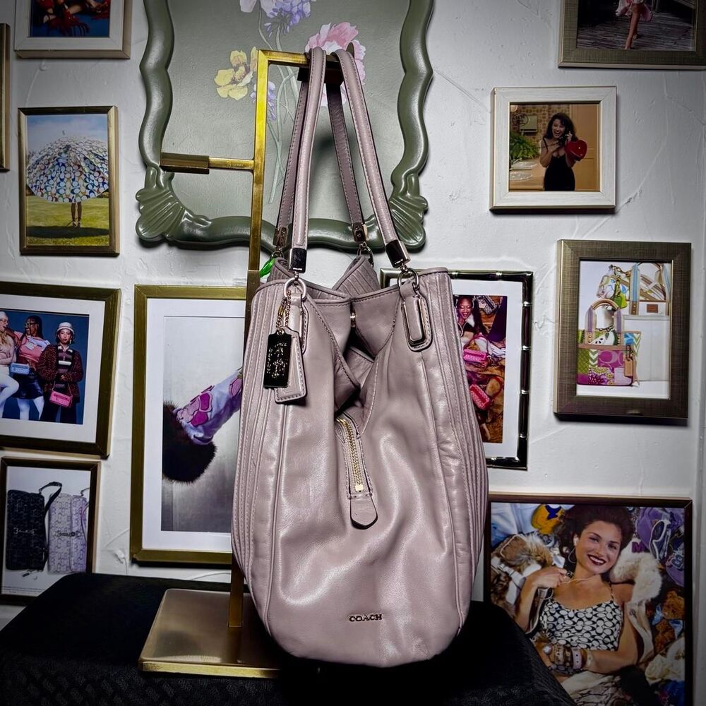 Coach Madison Cafe Carryall in Pinktuck Leather